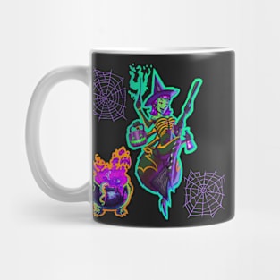 Halloween Zombie Spider Witch Pattern Mug